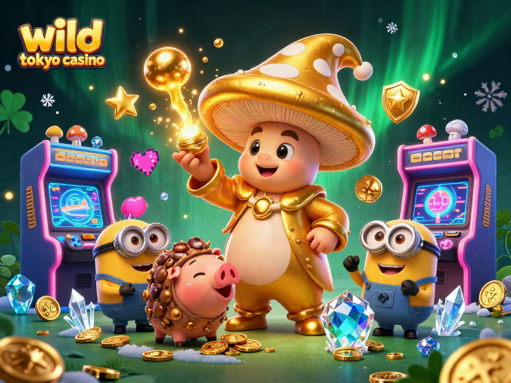 Experience the thrill of wild tokyo casino with vibrant 3D characters and dynamic gaming elements.