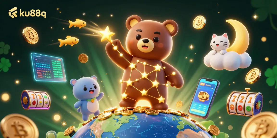 Play exciting casino games at ku88q with colorful cosmic characters and dazzling elements