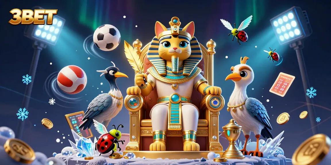 Engage in thrilling gameplay with 3BET, featuring dynamic sports elements and vibrant characters.