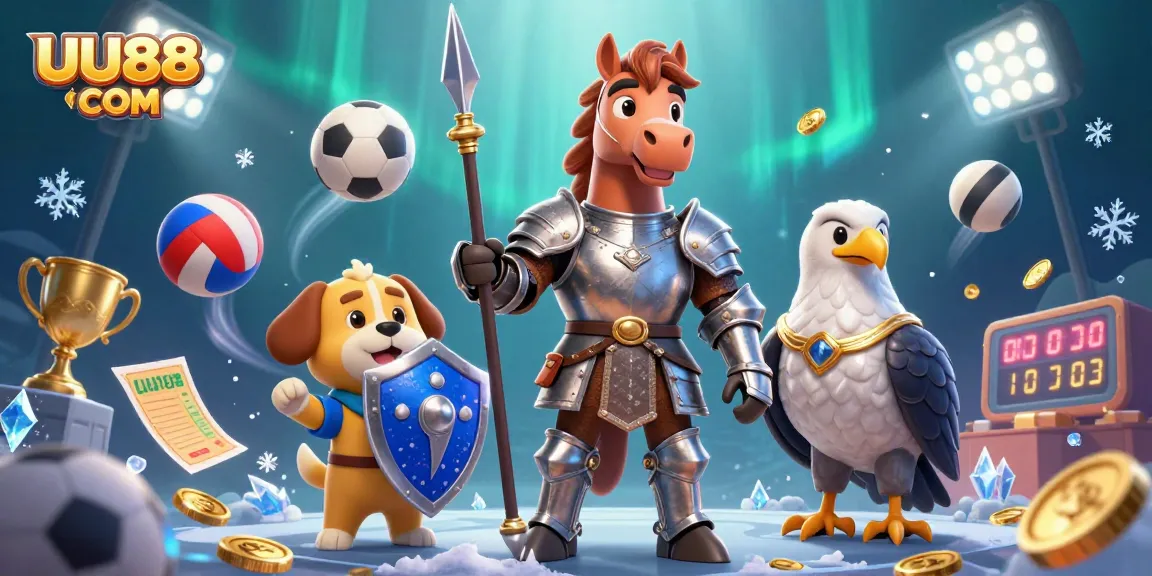 Engage with UU88 COM's exciting gameplay through medieval knights and dynamic sports elements.
